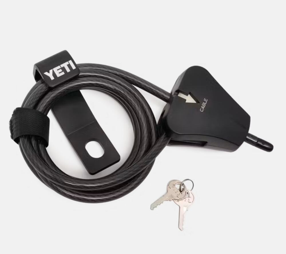 YETI Security Cable Lock & Bracket Tundra Cooler 6 Ft Anti Theft NEW